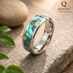 6mm Polished Titanium Ring – Men's Classic Wedding Band