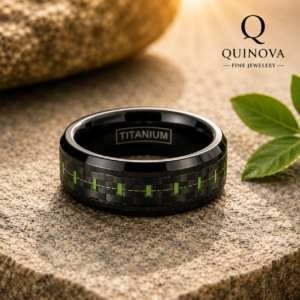 10mm Wide Tungsten Ring – Men's Bold Flat Wedding Band