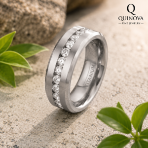 8mm Black Tungsten Carbide Ring – Men's Matte Wedding Band