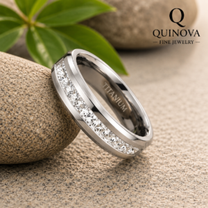 Wide Statement Wedding Band – Women's Polished Sterling Silver