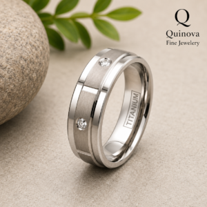 Rose Gold Plated Wedding Band – Women's Sterling Silver Bridal