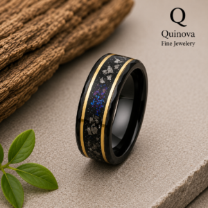 Multi-Stone Stackable Ring – Sterling Silver Rainbow CZ