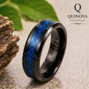 Titanium Puzzle Ring – Men's Interlocking Band Set
